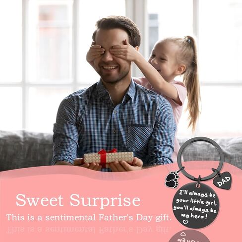 Fathers Day Birthday Gifts From Daughter Keychain Best Dad Gifts Father's Day Christmas Valentines Gift Ideas for Men Dads Husband Step Dad in Saudi Arabia