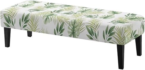 Cheetah Printed Bench Chair Cover for Dining Table,Anti-Dust Removable Washable Bench Seat Cover for Bedroom Rectangle for Living Room,Kitchen in Saudi Arabia