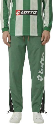 Lotto 1939 Men's Football Pant – Men’s Athletic Pants with Tapered Leg, Ankle Zips, and Stretch Performance Knit in Saudi Arabia