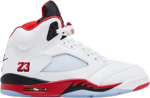 Air Jordan 5 Retro Fire Red Black Tongue in Kuwait