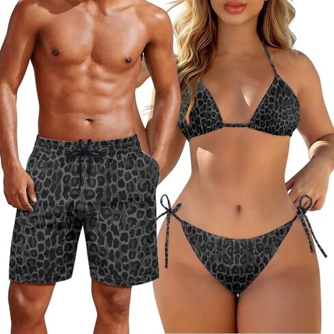 Youngerbaby Matching Swimsuits for Couples Camo Bikini Set or Swim Trunks for Summer Beach Vacation Bathing Suits in Saudi Arabia
