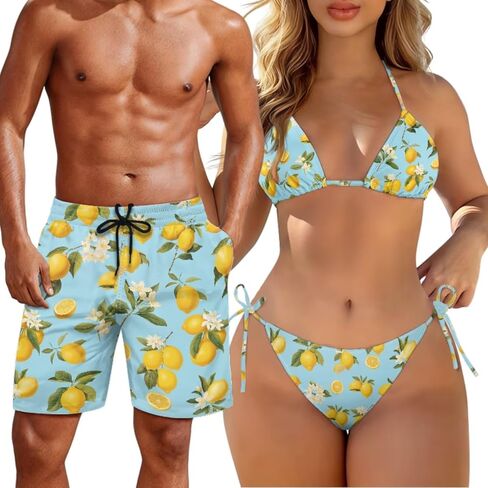 Youngerbaby Matching Swimsuits for Couples Camo Bikini Set or Swim Trunks for Summer Beach Vacation Bathing Suits in Saudi Arabia