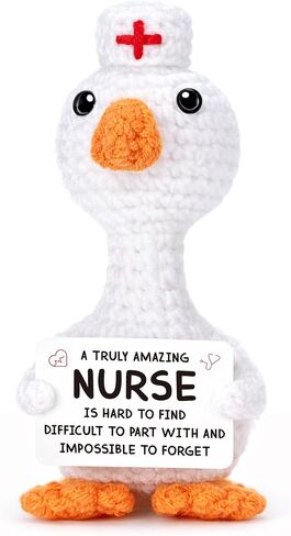 Nurse Appreciation Gifts for Women, Crochet Goose Nurses Week Gifts, Nurses Thank You Gift for Women Birthday Graduation Presents for Nursing Students Funny Nurse Day Gift Idea for RN Practitioner LPN in Saudi Arabia