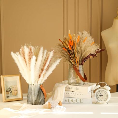 Dried Pampas Grass Decor, Natural Dried Flower Bouquet Rustic Boho Decor for Home Decor Indoor, Bedroom, Wedding, or Gift in Saudi Arabia