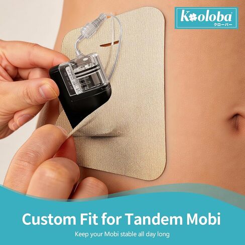 Tandem Mobi Adhesive Sleeve, 10 Pack Waterproof & Hypoallergenic Overpatch Pocket for Tandem Mobi Insulin Pump, Breathable Latex-Free Stretch Fabric, 10+ Days Long Wear, Stylish Multi-Design Pack in Saudi Arabia
