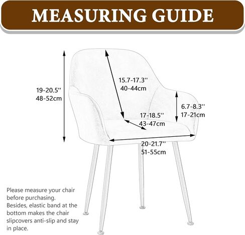 Modern Stretch Curved Back Dining Chair Covers with Armrest Office Desk Chair Covers for Vanity Accent Dining Room Chairs Covers Slipcovers with Arms Swivel Armchair Protector in Saudi Arabia