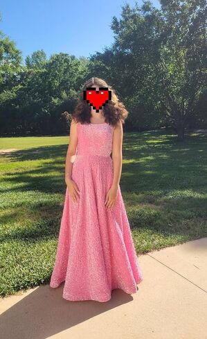 zsweof Sequin Prom Dress for Women Spaghetti Straps Formal Dresses 2026 A Line Evening Gown with Pocket in Kuwait