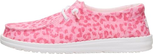 HEYDUDE Women's Wendy Stretch Jersey Leopard Slip On Shoe | Lightweight Casual Loafers | Easy On Travel Ready Fit in Kuwait