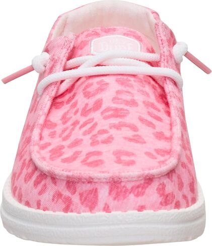 HEYDUDE Women's Wendy Stretch Jersey Leopard Slip On Shoe | Lightweight Casual Loafers | Easy On Travel Ready Fit in Kuwait