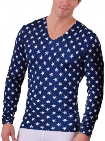 Insta Slim Stars Activewear Long Sleeve V-Neck Shirt 4VLST01 in Saudi Arabia