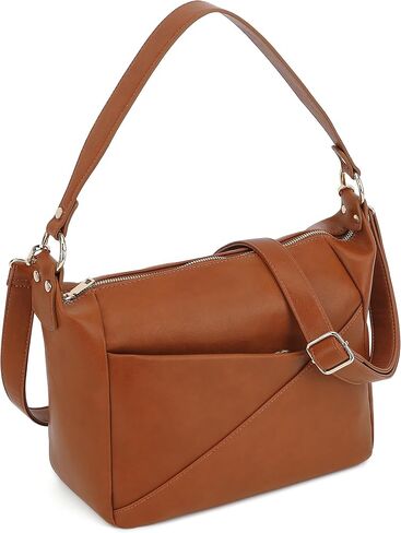 KOGTLA Crossbody Purses for Women with Adjustable Strap, Ladies Medium Vegan Leather Shoulder Bags, Hobo Handbags in Saudi Arabia