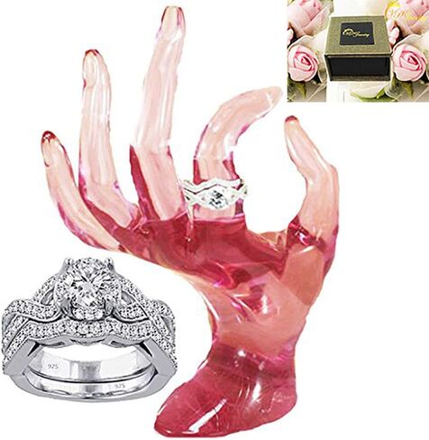 3.30 ct Real 925 Sterling Silver Wedding Engagement 2 pc set Infinity Bridal Ring Women Ladies in Saudi Arabia