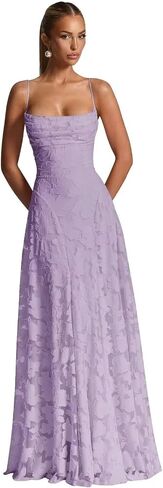 Floral Lace Prom Dresses for Women 2026 Spaghetti Straps A Line Corset Long Formal Evening Gowns in Saudi Arabia
