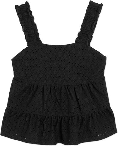 Speechless Girls Sleeveless Baby Doll Square Neck Top in Kuwait