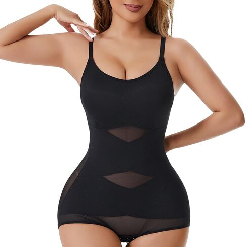 Shapewear Bodysuit Tummy Control Body Shaper with Built in Bra for Women Butt Lifter Seamless Body Suits in Saudi Arabia