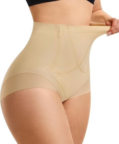 Nebility Tummy Control Underwear for women High Waisted Shapewear Butt Lifting Panties Body Shaper Girdle in Kuwait