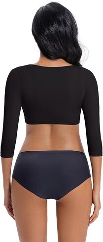 Arm Shaper for Women Post Surgical Slimming Sleeves Compression Shirt Posture Corrector Tops Shapewear in Kuwait