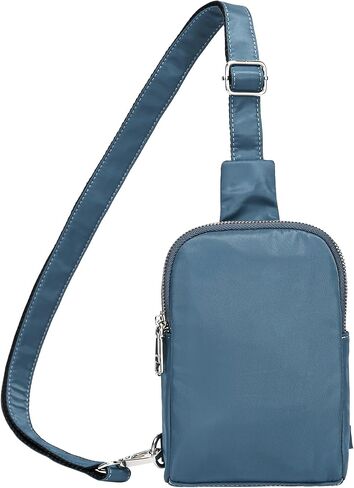 Small Cross body Bag for Women, Lightweight Nylon Phone Sling Purse with Adjustable Strap for Everyday in Saudi Arabia