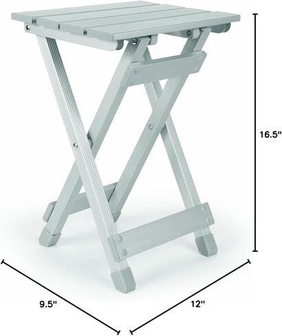 Camco 51890 Aluminum Fold-Away Side Table - Small in Saudi Arabia