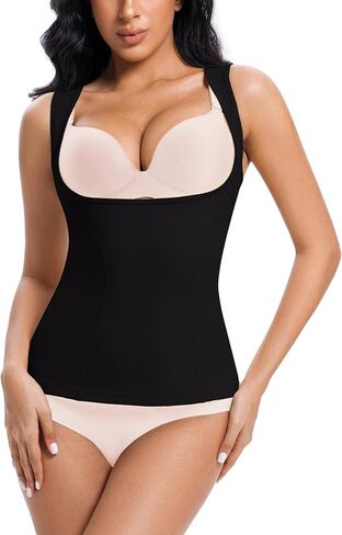 Arm Shaper for Women Post Surgical Slimming Sleeves Compression Shirt Posture Corrector Tops Shapewear in Kuwait