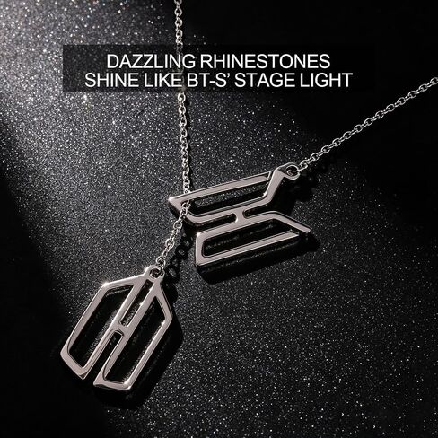 AICase for Arirang Merch Gifts Army Necklace bt قميص ملصقات جيرسي Lightstick ألبوم الفينيل سلسلة مفاتيح Bangtan قلادة Merch البضائع والمجوهرات لمحبي عيد ميلاد_2 in Kuwait