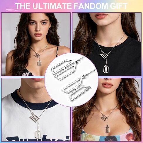 AICase for Arirang Merch Gifts Army Necklace bt قميص ملصقات جيرسي Lightstick ألبوم الفينيل سلسلة مفاتيح Bangtan قلادة Merch البضائع والمجوهرات لمحبي عيد ميلاد_2 in Kuwait