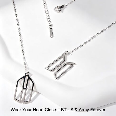 AICase for Arirang Merch Gifts Army Necklace bt قميص ملصقات جيرسي Lightstick ألبوم الفينيل سلسلة مفاتيح Bangtan قلادة Merch البضائع والمجوهرات لمحبي عيد ميلاد_2 in Kuwait