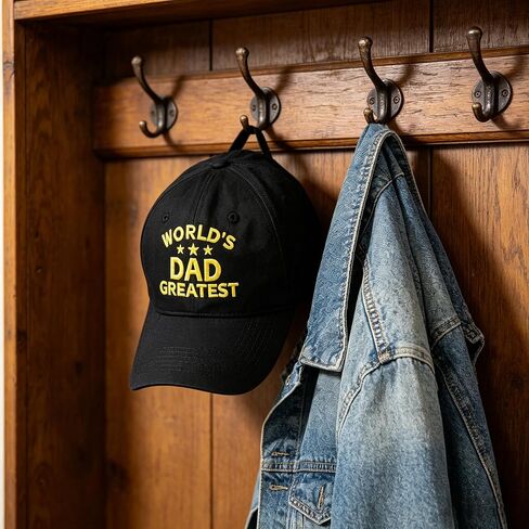 Fathers Day For Dad Gifts for Birthday Dad Hat Baseball Cap Embroidered Custom Patriotic for Men Funny Unique from Daughter Son Birthday Present Thoughtful Appreciation Present Idea in Saudi Arabia