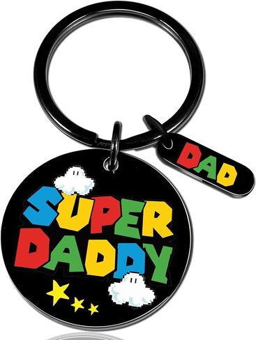 Dad Keychain Best Dad Ever Birthday Gifts for Dads from Daughter Son First Fathers Day Gift For New Dad in Kuwait