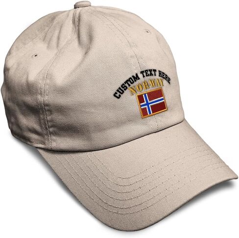 Speedy Pros Soft Baseball Hat Embroidered Dad Hat Norway Flag Noreg Norge Norwegian Men & Ladies Baseball Cap Cotton in Kuwait