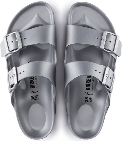 BIRKENSTOCK, Silver metallic silver, 9 Men in Kuwait