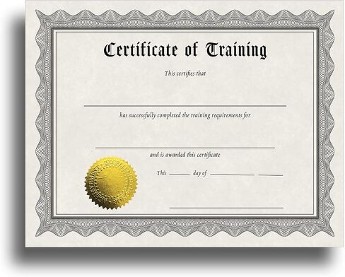 Patriotic Certificate of Completion with Embossed Gold Foil Seals - 30 Pack - Award Certificate Paper for Students, Teachers, Employees - 8.5" x 11" Inkjet/Laser Printable in Saudi Arabia