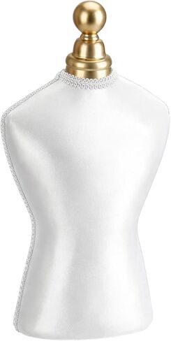 Tondiamo Vintage Velvet Necklace Display Stand White Mannequin Velvet Jewelry Necklace Holde Elegant Decor for Wedding Jewelry Selling Vendors Trade Shows in Kuwait