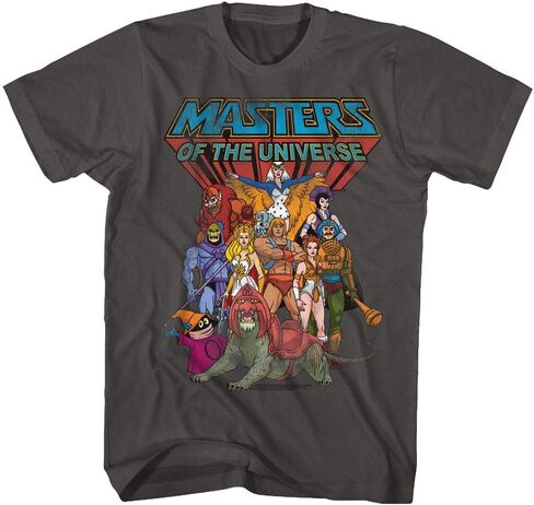 تي شيرت للبالغين من مسلسل Masters of The Universe التلفزيوني The Whole Group Gang in Kuwait