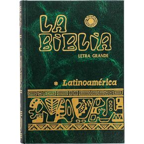 Biblia Catolica Latinoamericana Letra Grande Edicion Cartone, Easy Study Notes, with Bookmarks, Latin American Catholic Bible (Spanish Edition)(Letra Grande) (Assorted Color)
