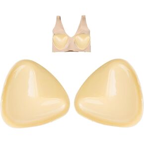 Geckowi Snowy Sticky Bra Inserts, Snowy Care Bra Inserts, Double-Sided Sticky Push-Up Bra Inserts, Waterproof Self Adhesive Women Bra