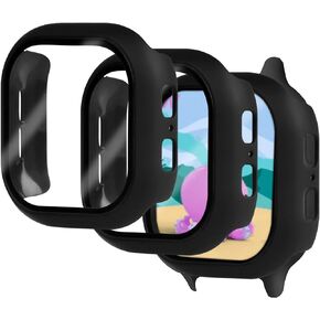 3 Packs Screen Protector Case Compatible with Gabb Watch, Full Protection Hard PC case Protective Screen Bumper Sensitive Touch for kids Gabb Watch 2/1（Not For Gabb Watch 3）