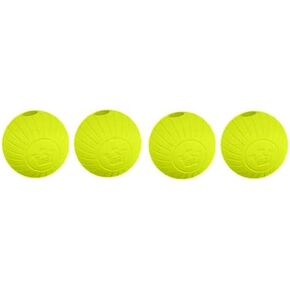 Chew King,Dog 3 Inch Supreme Rubber Balls (4-Pack)for Large Breeds