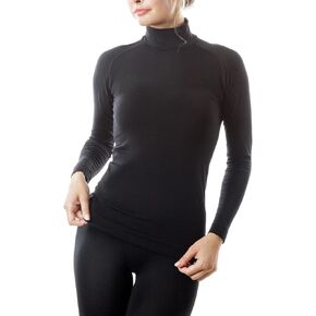 RELAXSAN Zero 3230 - Women's Long Sleeve Thermal Turtleneck in Merino Wool in Kuwait