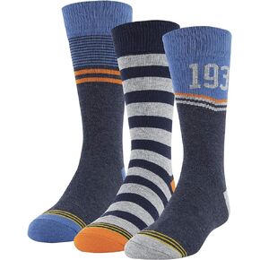 GOLDTOE Boys' Patterned Crew Socks