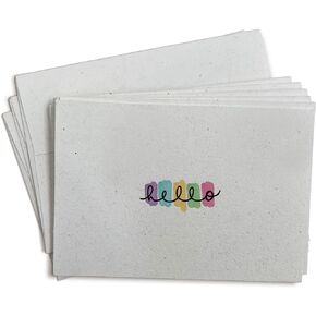 Color Palette Hello Note Cards - 24 Greeting Cards with Envelopes - Blank Cards for Thinking of You, Miss You, Congratulations, Sympathy