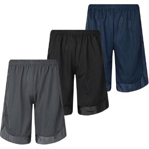 URBEX Men's Long Athletic Basketball Shorts with Pockets Running Gym Workout Sport Shorts