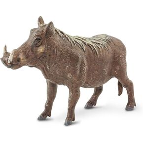 Safari Ltd. Warthog Figurine - Hand-Painted, Lifelike 4" Model Figure - African Wildlife Educational Toy for Boys, Girls & Kids Ages 3+