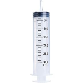 300ml Syringe Large Plastic Syringes Individually Sealed with Measurement for Multiple Uses, Scientific Labs, Measuring, Refilling, Oil, Feeding Pets, Watering Plants, (No Needle) in Kuwait