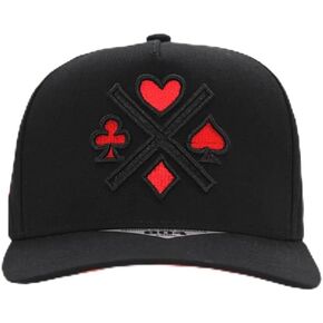 Ferreti Culiacan 4 Cards Mens Cap - Black Baseball Cap for Men and Women, Black Snapback Hats for Men, Mens Hats and Caps - Adjustable Size