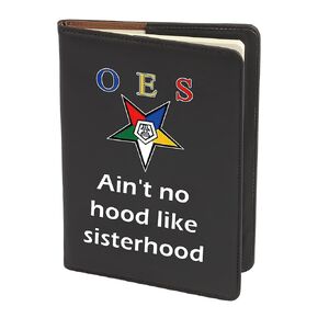 Gzrlyf Ain't No Hood Like Sisterhood Journal Notebook OEES Leather Notebook Cover