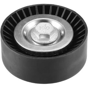 uxcell Drive Belt Tensioner Assembly Accessory Idler Pulley No.4891596AB/1341A005 for Jeep Compass 2007-2010 Black Metal
