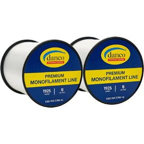 Monofilament Fishing Line | 2-1/4 lb Spools Value Pack - Low Memory and Stretch - Abrasion Resistant - Freshwater and Saltwater Fishing Line