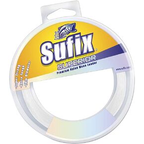 Sufix Superior Leader 110-Yards Leader Wheel Fishing Line (Clear, 20-Pound)
