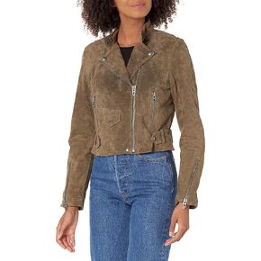 [BLANKNYC] Womens Belted Moto Jacket
